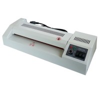 FGK220 A4 Size Paper Pouch Laminator Machine with  Metal Pvc 4 Rolllers